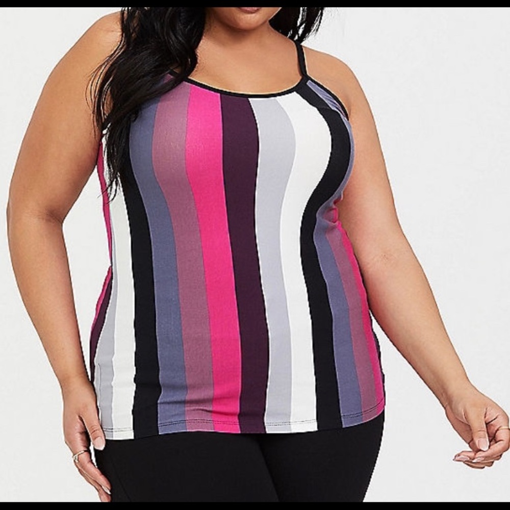 COPY - Torrid striped tank top size 2